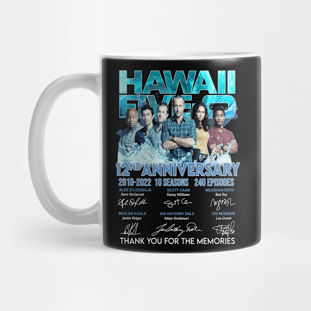 Hawaii Five O 12nd Years 2010 2022 Signatures by chancgrantc@gmail.com